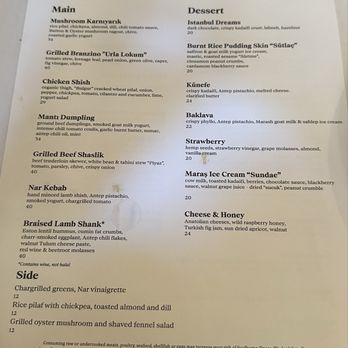 NAR Restaurant NYC - Menu - Turkish Near Me - New York, New York NAR Restaurant NYC - Menu - Turkish Near Me - New York, New York