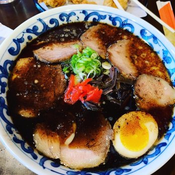 Kosuke Ramen - Ramen with black sesame oil and pork - Ramen Near Me - Ontario, California Kosuke Ramen - Ramen with black sesame oil and pork - Ramen Near Me - Ontario, California