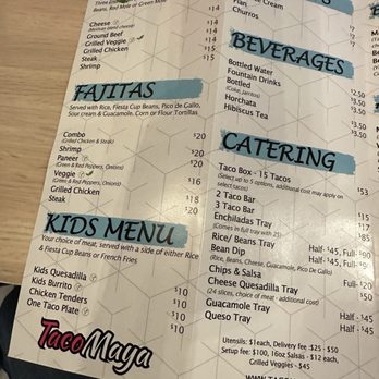 Taco Maya - Menu - Mexican Near Me - Downers Grove, Illinois