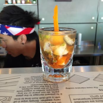 Sushi On Fire - Oyster shooter :) yum! - Sushi Bars Near Me - Long Beach, California Sushi On Fire - Oyster shooter :) yum! - Sushi Bars Near Me - Long Beach, California