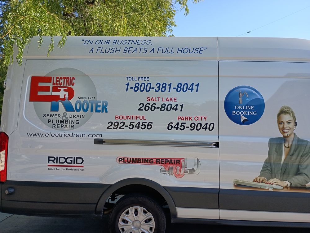 Slide of Electric Drain & Sewer Rooter