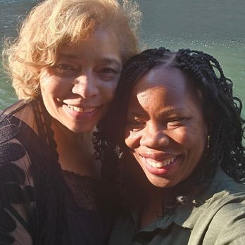 NAIA - Me and my Yelp Elite sis Latrrce A outside - Mediterranean Near Me - Chicago, Illinois