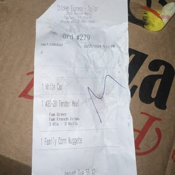 Chicken Express - Expensive food for nothing. - Chicken Wings Near Me - Taylor, Texas