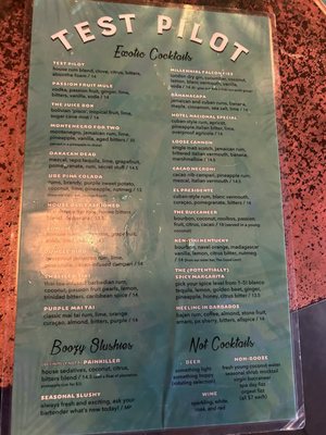 Menu photo 8 Test Pilot Santa Barbara, CA Menu photo 8 Test Pilot Santa Barbara, CA