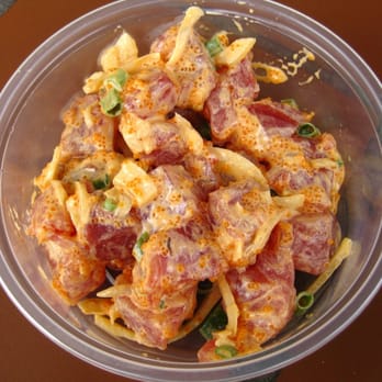 Ono Seafood - Spicy poke (5.27.10) - Seafood Near Me - Honolulu, Hawaii Ono Seafood - Spicy poke (5.27.10) - Seafood Near Me - Honolulu, Hawaii