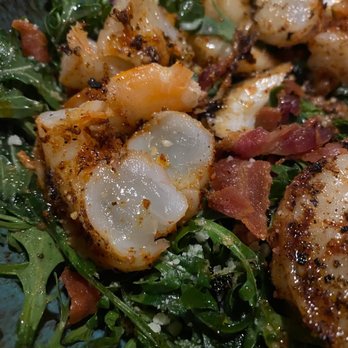 The Noble Savage - Hot bacon salad with raw shrimp. - Bars Near Me - Shreveport, Louisiana The Noble Savage - Hot bacon salad with raw shrimp. - Bars Near Me - Shreveport, Louisiana