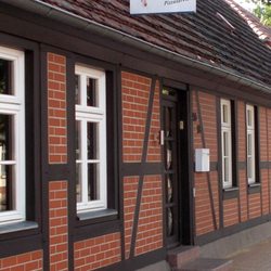 Pizzeria Sörino - von außen am Morgen
