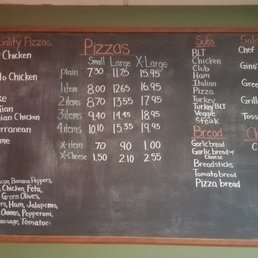 Menu as of Sept 2019. XL = 16", L = 12" Menu as of Sept 2019. XL = 16", L = 12"