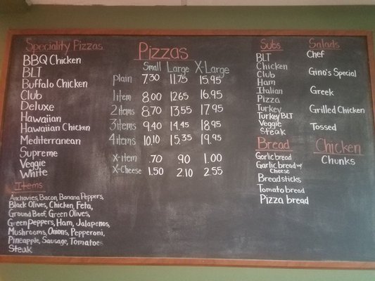 Menu photo 1 Gino's Italian Delites Toledo, OH Menu photo 1 Gino's Italian Delites Toledo, OH