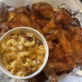 Paige’s Bistro - Spicy honey garlic wings & cajun mac - New American Near Me - Austell, Georgia Paige’s Bistro - Spicy honey garlic wings & cajun mac - New American Near Me - Austell, Georgia