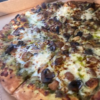 Koloa Pizza Kitchen + Bar - Custom pizza pesto, mushroom and sausage. - Pizza Near Me - Koloa, Hawaii