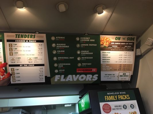 Menu photo 5 Wingstop Los Angeles, CA