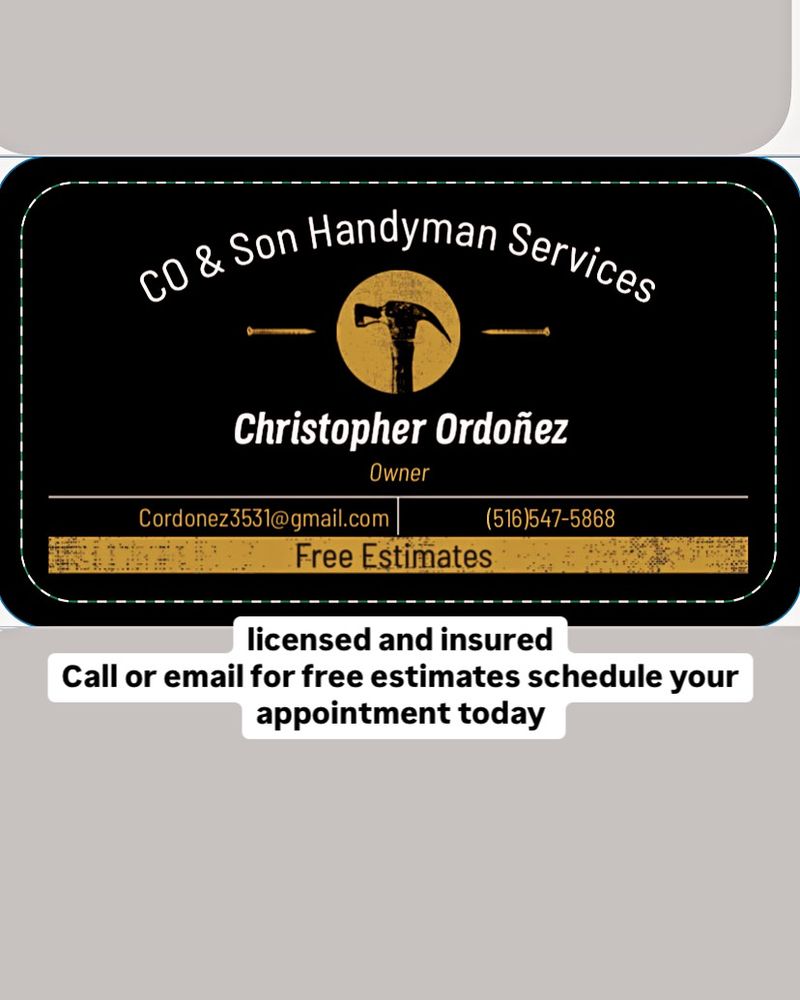 Slide of CO & Son Handyman Services