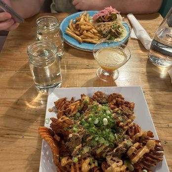 Crafted - Honky Tonk (best) and big truck and dirty south nachos - Tacos Near Me - Mebane, North Carolina