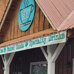 Living HI Coffee & Treats - Eureka Springs - This is the front of the coffeehouse.