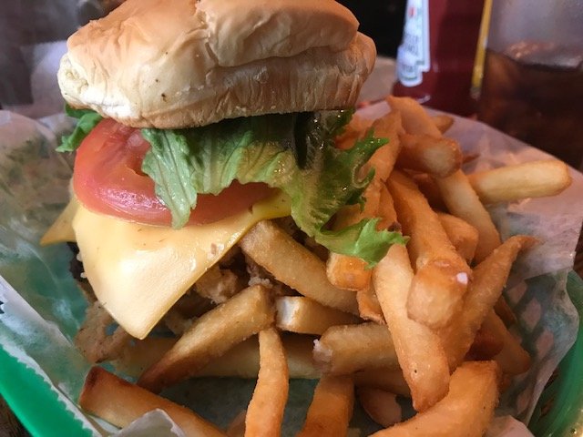 Order Cheese Burger food online from Tune Inn store, Washington on bringmethat.com