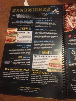 Menu photo 3 The Bar - Wausau Rothschild, WI