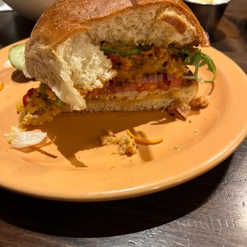 Burger Club - Salmon burger - Burgers Near Me - Astoria, New York Burger Club - Salmon burger - Burgers Near Me - Astoria, New York