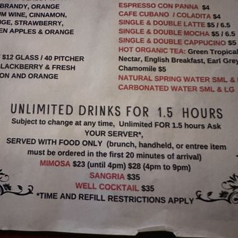 Therapy  - Unlimited mimosas pre-made - Bars Near Me - Las Vegas, Nevada