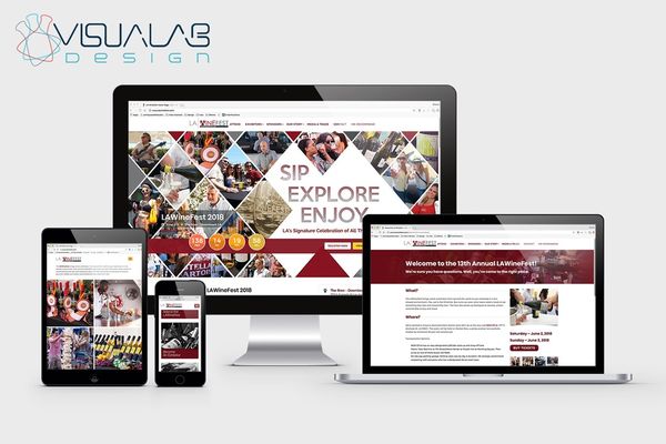 Visualab Design - LaWinefest.com website by Visualab Design. - https://visualabdesign.com/ - Los Angeles, CA