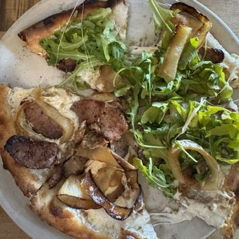 Pizzeria Bianco - Wiseguy pizza with half arugula added - Pizza Near Me - Phoenix, Arizona Pizzeria Bianco - Wiseguy pizza with half arugula added - Pizza Near Me - Phoenix, Arizona