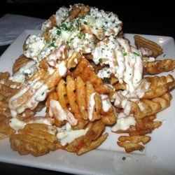 Downriver Grill - gorgonzola cheese fries.