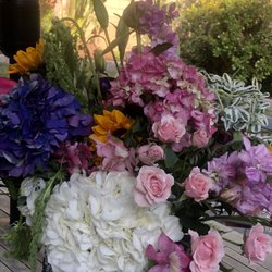 Aloha Flowers Simi Valley - Here is a beautiful arrangement she made for my wife...