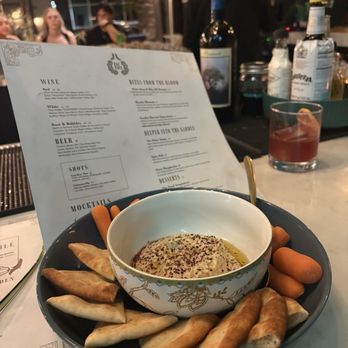 The Rose Garden AZ - White Bean & Oil Hummus - MUST... HAVE... MORE!!! - Cocktail Bars Near Me - Phoenix, Arizona