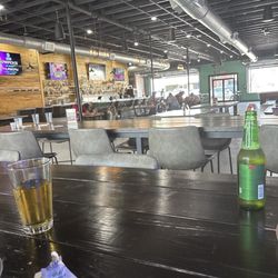Uptown Rail Brewery - View of the bar and inside area.