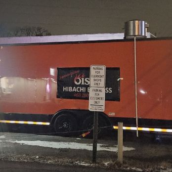 Oishi Hibachi Express - Back of truck - Food Trucks Near Me - Indianapolis, Indiana Oishi Hibachi Express - Back of truck - Food Trucks Near Me - Indianapolis, Indiana