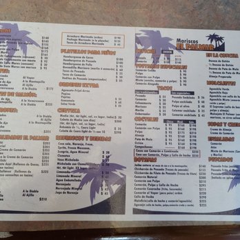El Palmar - Very inexpensive menu, excellent food - Seafood Near Me - Tijuana, BCN