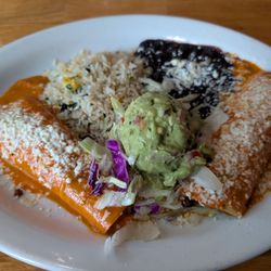 Blue Corn Harvest Bar & Grill - Ground Beef Enchiladas