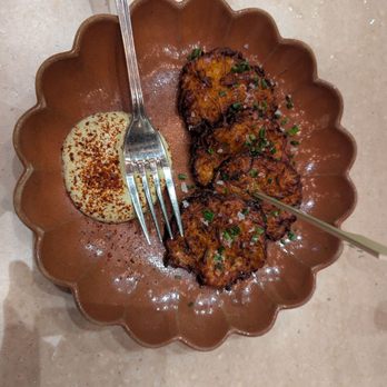 Ema - Sweet potato latkes - Mediterranean Near Me - Austin, Texas