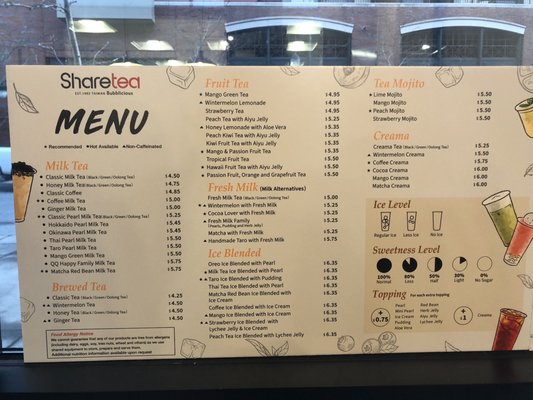 Menu photo 1 Sharetea Hillsboro, OR Menu photo 1 Sharetea Hillsboro, OR
