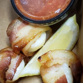 The Keg Steakhouse + Bar - Scallop wrapped in bacon (Take Out) - usually 5-6 pieces - Steakhouses Near Me - Etobicoke, Ontario The Keg Steakhouse + Bar - Scallop wrapped in bacon (Take Out) - usually 5-6 pieces - Steakhouses Near Me - Etobicoke, Ontario