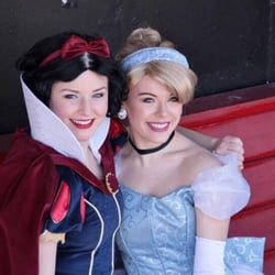 A Characteristic Attitude - Classic princesses ready to play some baseball!