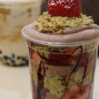 Mauritius Tea - Dubai chocolate strawberry cups - Bubble Tea Near Me - University Place, Washington Mauritius Tea - Dubai chocolate strawberry cups - Bubble Tea Near Me - University Place, Washington