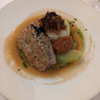 Lahaina Grill - Maui Onion And Sesame Seed Crusted Seared Ahi - this was the star of my meal - Seafood Near Me - Lahaina, Hawaii Lahaina Grill - Maui Onion And Sesame Seed Crusted Seared Ahi - this was the star of my meal - Seafood Near Me - Lahaina, Hawaii