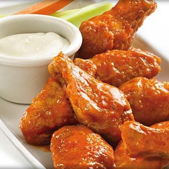 King Fish & Wings - a plate of buffalo wings with ranch dip - New American Near Me - Joliet, Illinois King Fish & Wings - a plate of buffalo wings with ranch dip - New American Near Me - Joliet, Illinois