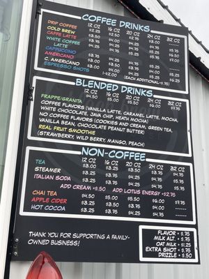 Menu photo 1 Black Brew Coffee House Bridger, MT Menu photo 1 Black Brew Coffee House Bridger, MT