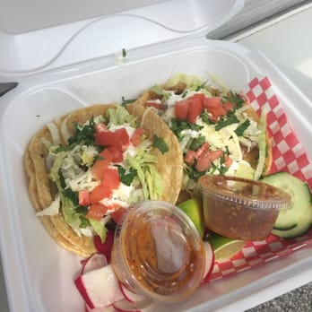 El Agava Azul - A chorizo and Carnitas tacos - Food Trucks Near Me - Jacksonville, Florida
