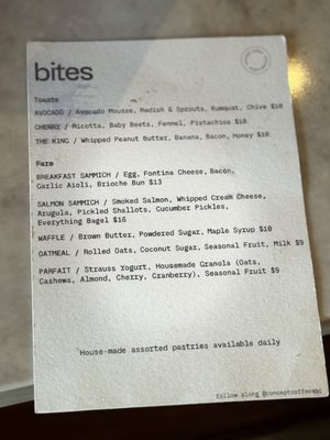 Menu photo 4 Concept Coffee Sacramento, CA Menu photo 4 Concept Coffee Sacramento, CA