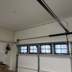 Mc armored cable for Floodlight over the center of the garage