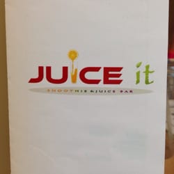 Juice It - They have Togo menus!
