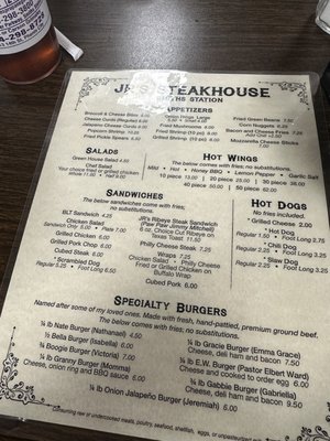 Menu photo 1 JR's Steakhouse Downtown Smiths Station, AL Menu photo 1 JR's Steakhouse Downtown Smiths Station, AL