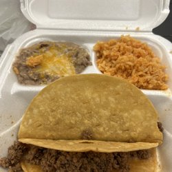 El Super Taco - Beef Taco Plate