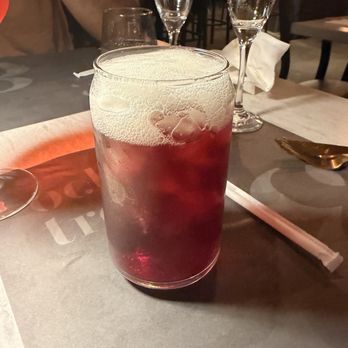 Ocho Trece - Drink with egg white foam - New American Near Me - Tampa Bay, Florida Ocho Trece - Drink with egg white foam - New American Near Me - Tampa Bay, Florida