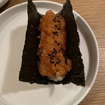 Tancho - Salmon open hand roll- delicious - Sushi Bars Near Me - Austin, Texas