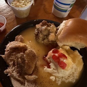 Cornwell's Turkeyville - Turkey dinner bring seasonings it needed celery, thyme rosemary etc.... Plain as water down gravy - American Near Me - Marshall, Michigan