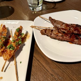 Burtons Grill & Bar - Happy Hour Steak skewers & General Tso skewers - New American Near Me - Richmond, Virginia